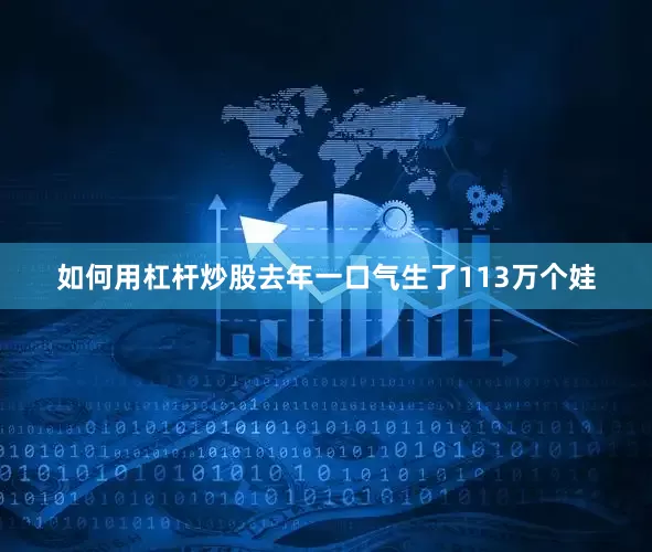 如何用杠杆炒股去年一口气生了113万个娃