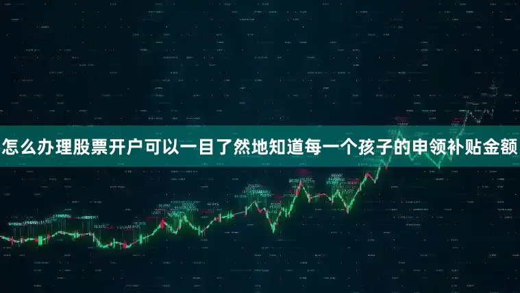 怎么办理股票开户可以一目了然地知道每一个孩子的申领补贴金额